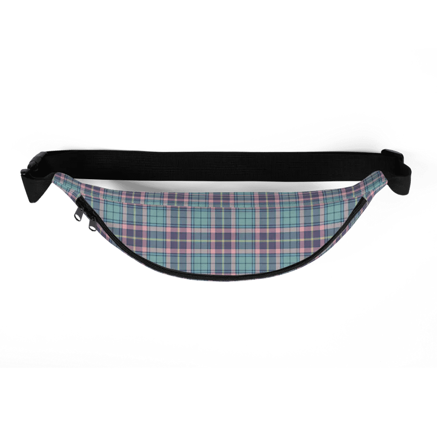 Light Green, Lavender, and Pink Plaid Fanny Pack product image (5)