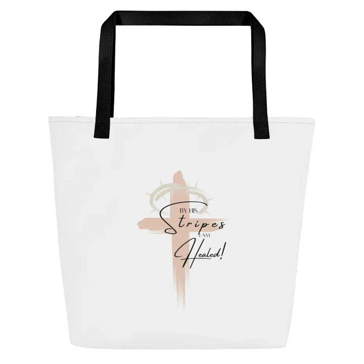 His Stripes All-Over Tote Bag product image (1)
