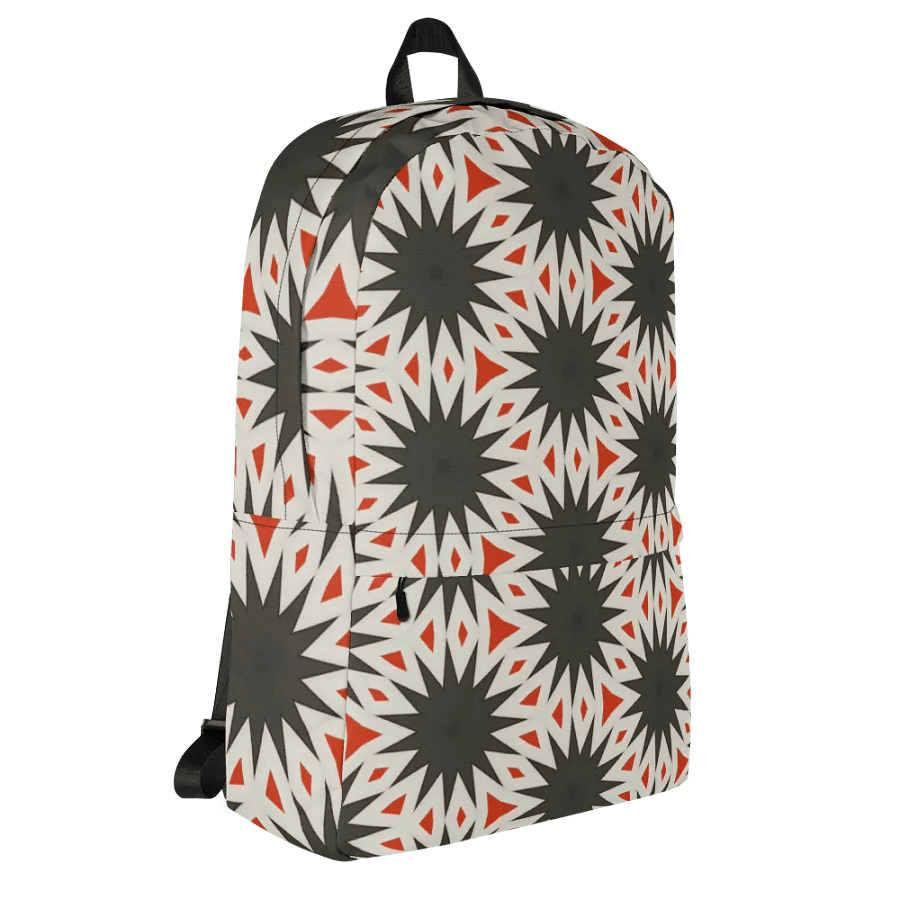 Star Pattern Orange White product image (12)