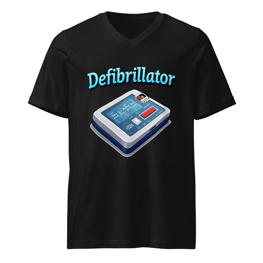 Shockwave Defibrillator Graphic v-neck Tee product image (1)