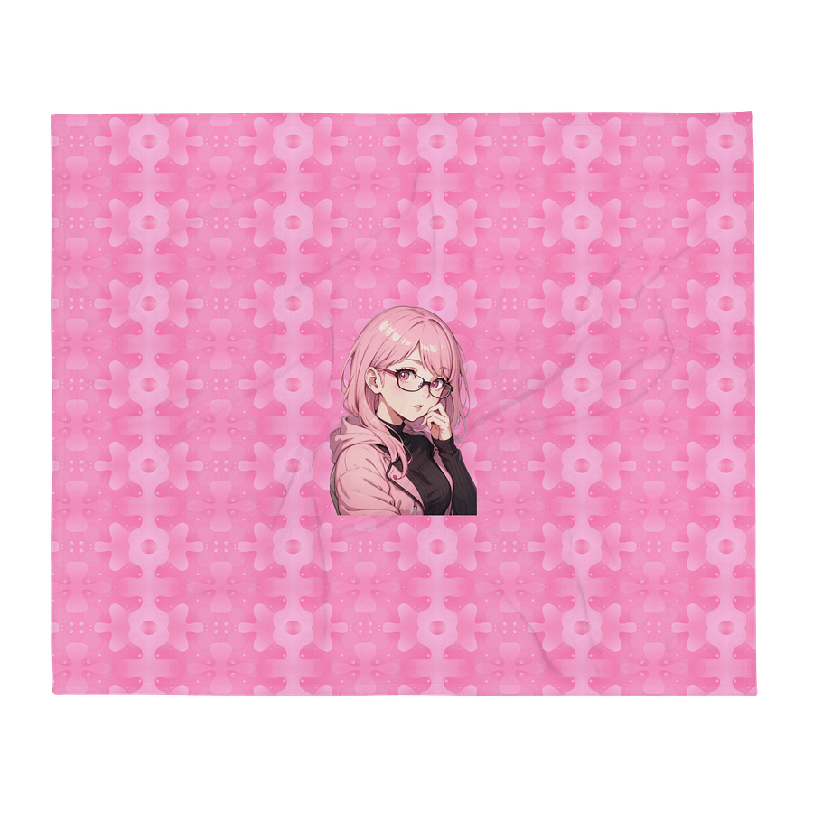 (PINK WAIFU) K Throw Blanket product image (1)