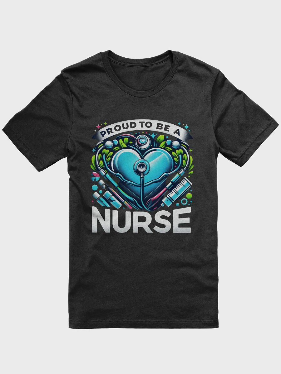 Stethoscope Heart: Proud Nurse Heartbeat T-Shirt product image (6)