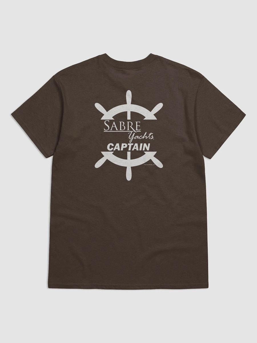 Sabre Yachts Captain - T-Shirt - Dark Shirt w/White Logo product image (4)