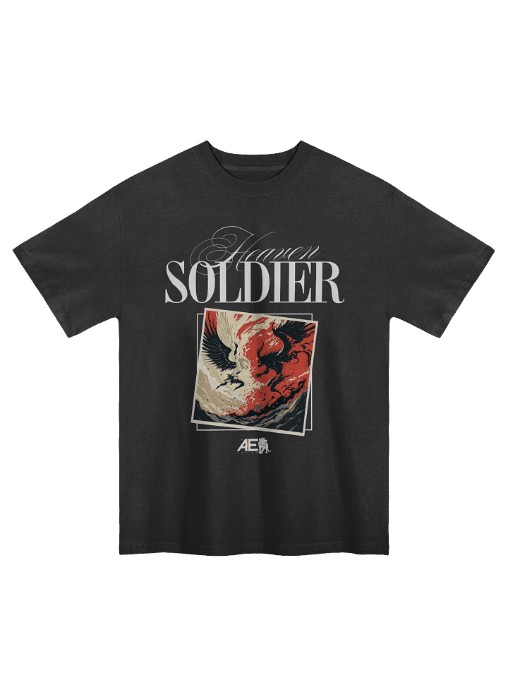 "Heaven Soldier" Tee: Battle Worn. Spirit Unbroken. ⚔️🔥 product image (1)
