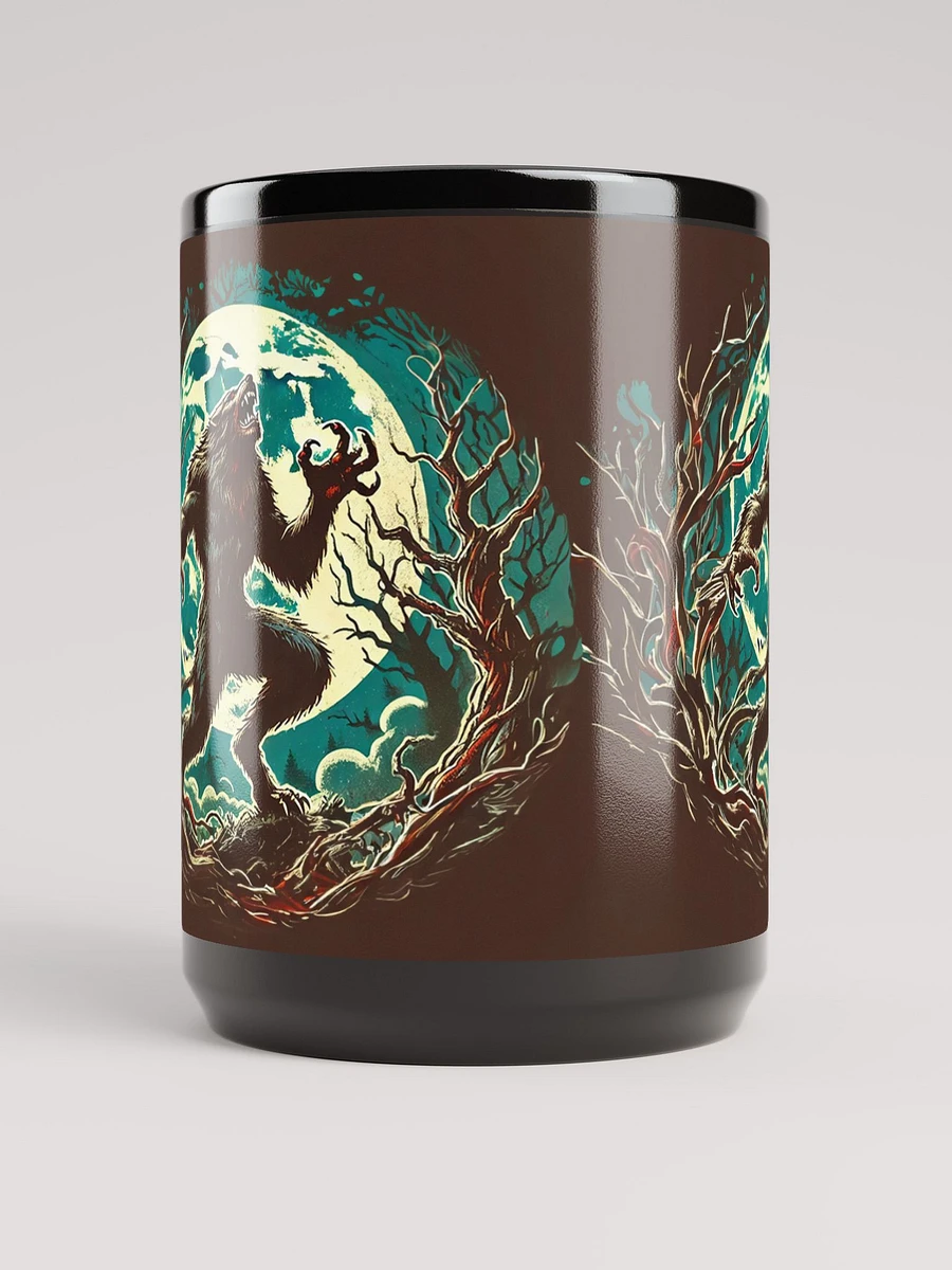 Full Moon Werewolf Black Glossy Mug product image (5)