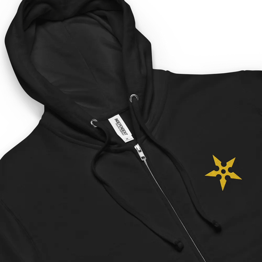 Golden Shuriken Zip-Up Hoodie product image (9)