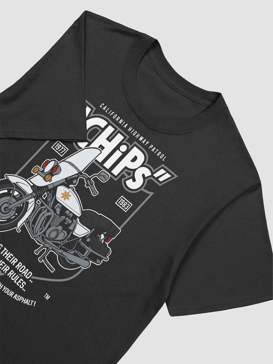 CHiPs Inspired Motorcycle Graphic T-Shirt product image (2)