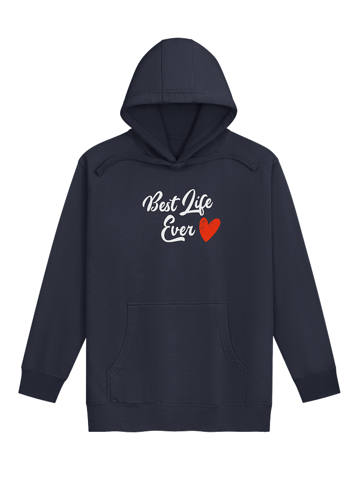 Best Life Ever Red Heart Unisex Hoodie product image (5)