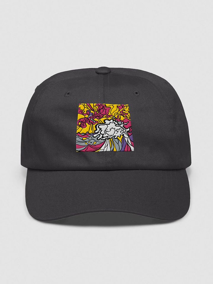 Fluid Waves Dad Hat - Wave at Sunset product image (1)