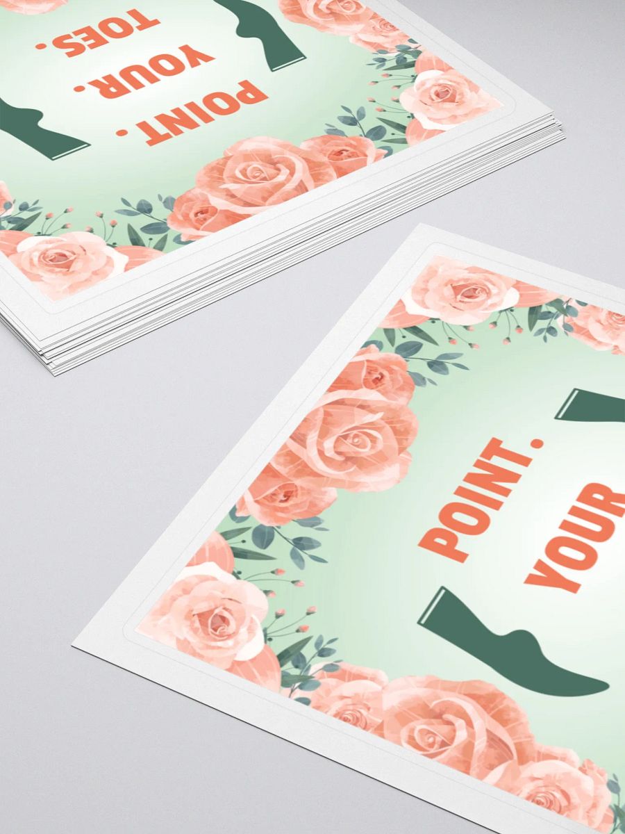 Point Your Toes (Sticker) product image (4)