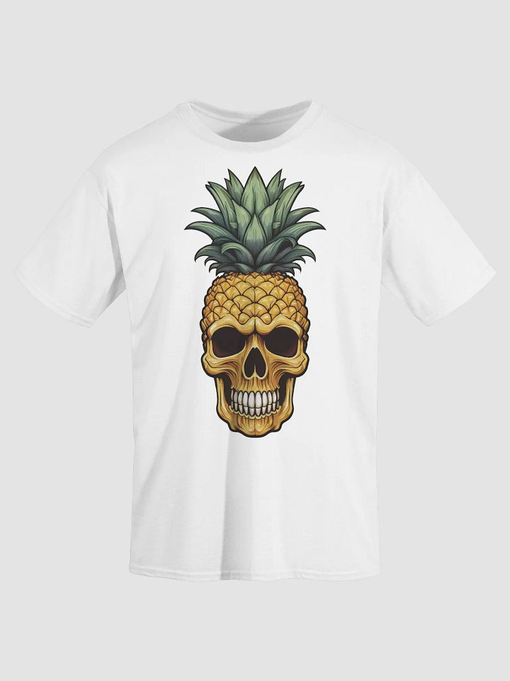 Pineapple Skull – Unique Gothic Tropical Graphic Tee product image (4)