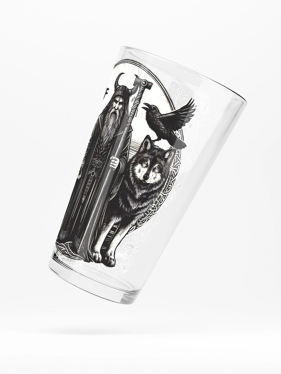 Odin's Wolves - 16oz Pint Glass product image (5)