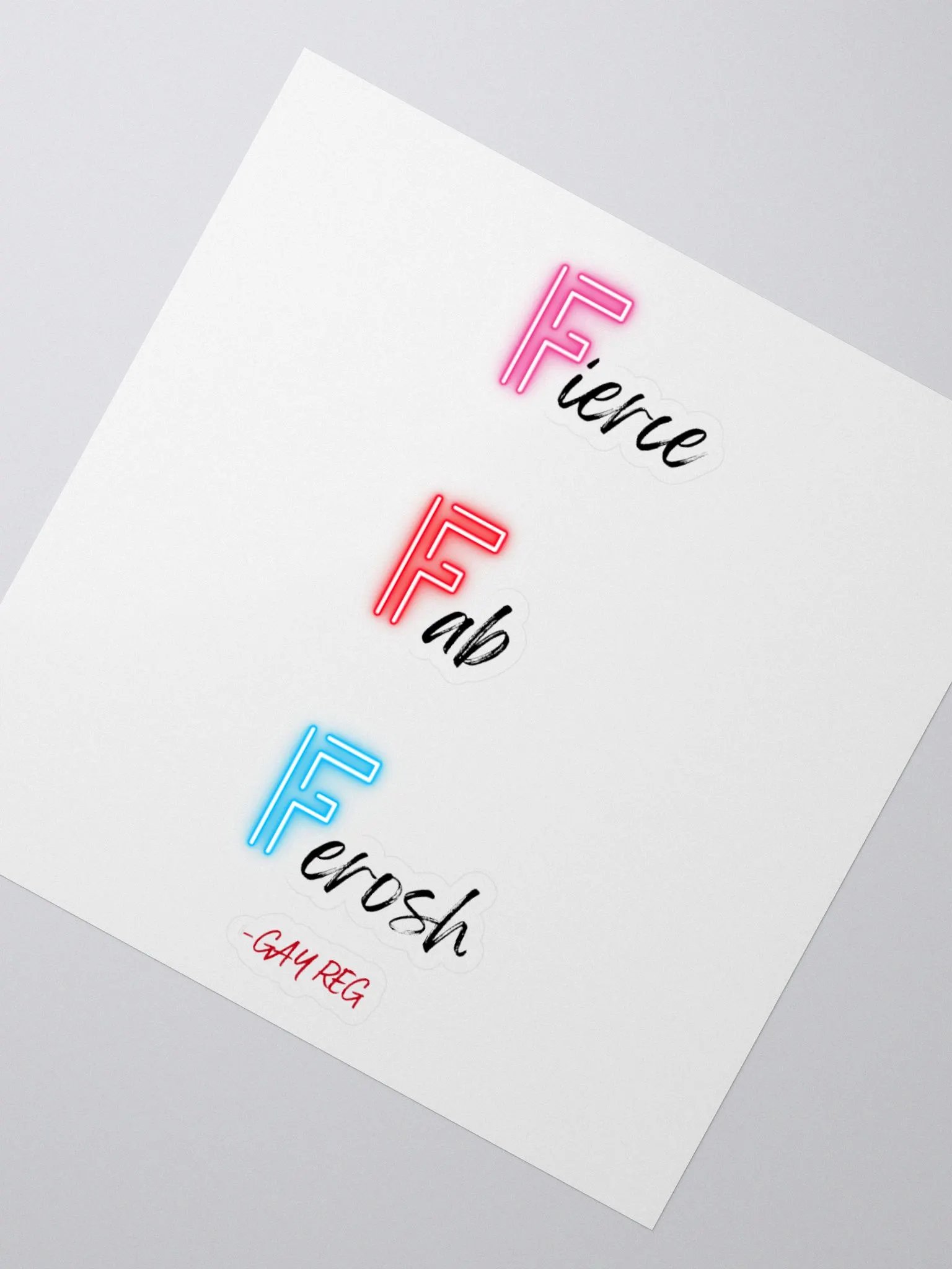 Fierce Fab Ferosh - Sticker product image (4)