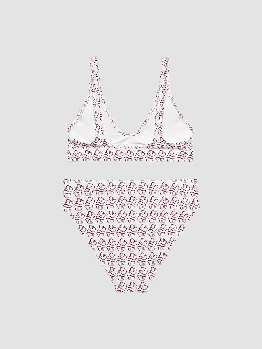 [Cuppycake] All-Over Print Recycled High Waisted Bikini AOP product image (2)