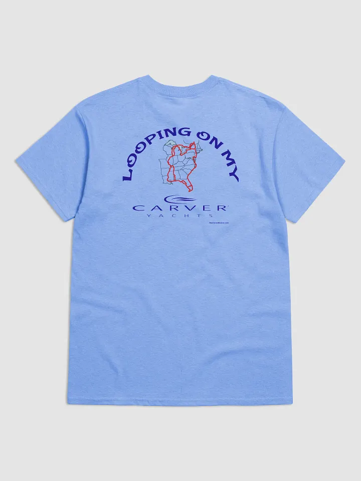 Looping On My Carver - T-Shirt - Light Shirt w/Blue Logo product image (1)