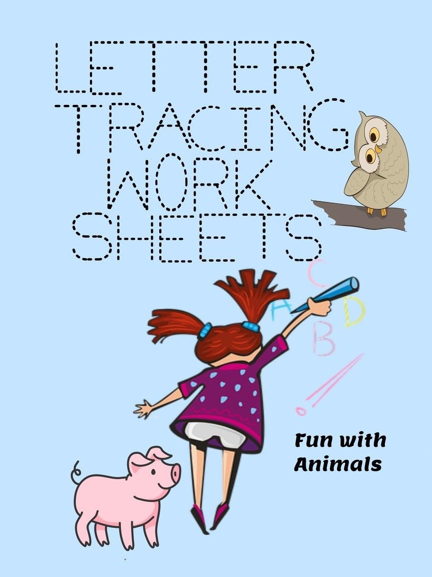 Letter Tracing Worksheets-Fun with Animals product image (1)