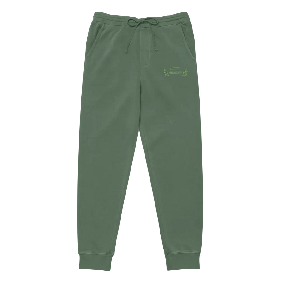 ANGELIC (green) pigment dyed sweatpants product image (3)