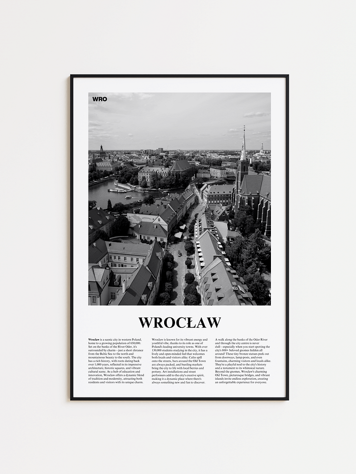 Wroclaw 02 Newspaper Poster product image (1)