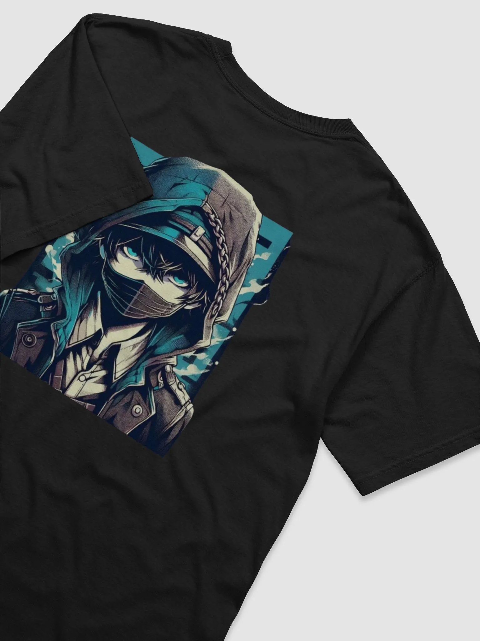 Camiseta anime azul product image (4)