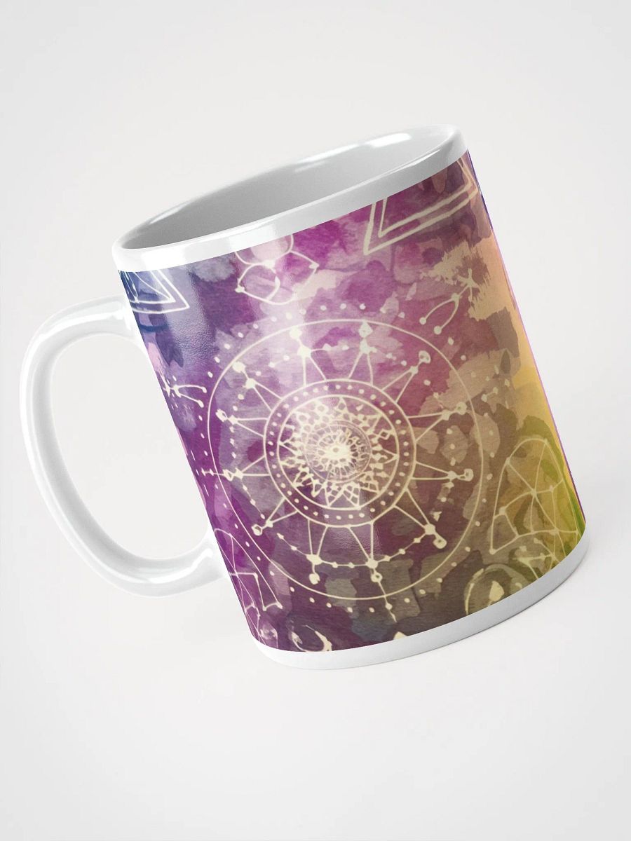 Sacred Geometry, Glossy White Mug product image (4)