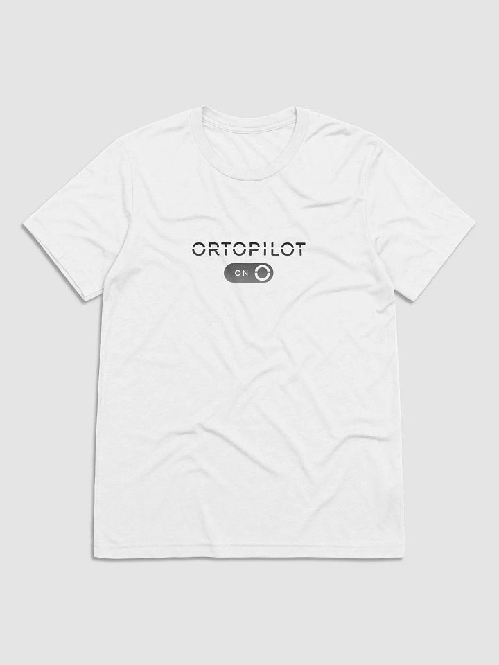 'ORTOPILOT ON' (B/W) PREMIUM T-SHIRT product image (2)