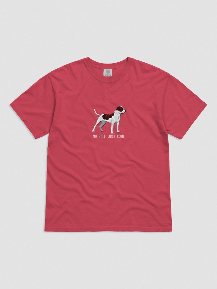 No Bull, Just Cool T-Shirt(Embroidered) of an American Bulldog(Brindle) product image (41)