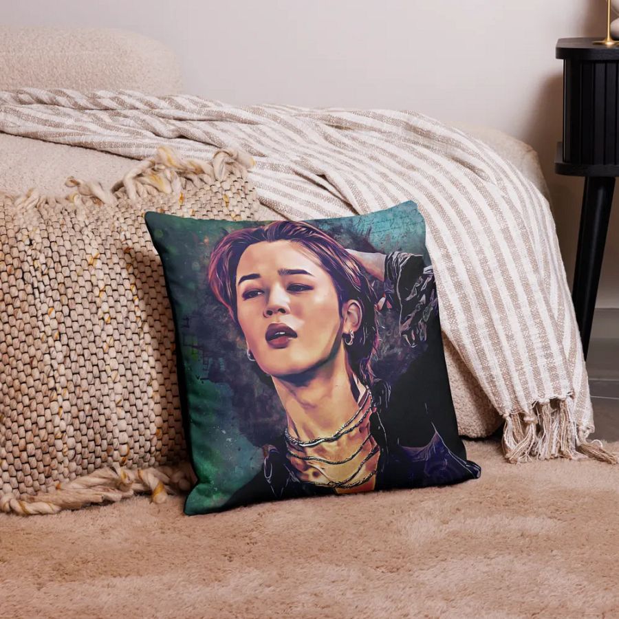 BTS - Jimin: The World's Muse Pillow - Designed by ChimberArt product image (15)