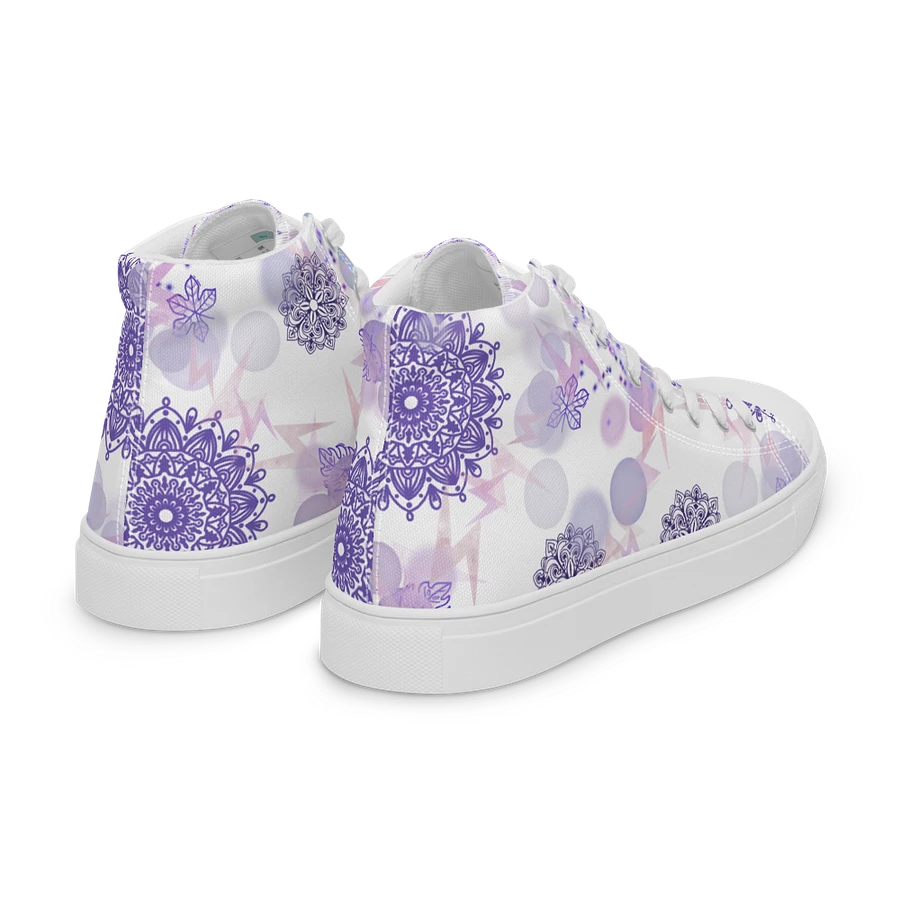 Lilac Mandala Lace Up Womens Shoes product image (26)