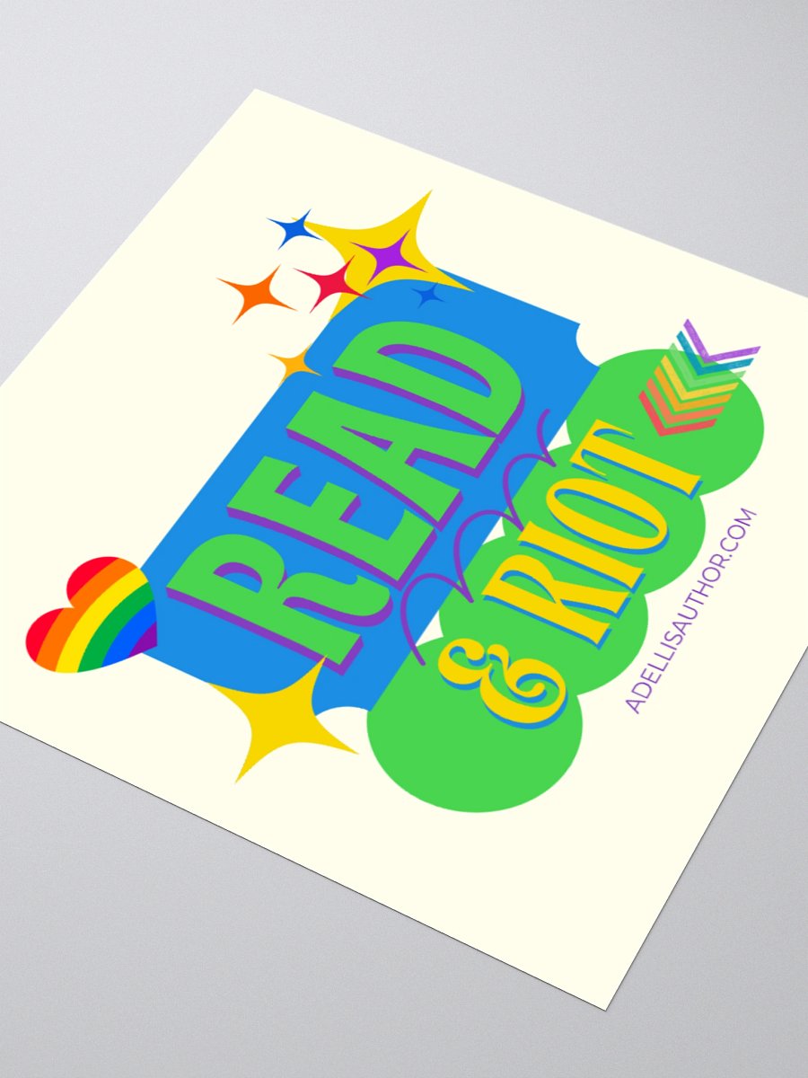 Read & Riot Pride Sticker product image (3)