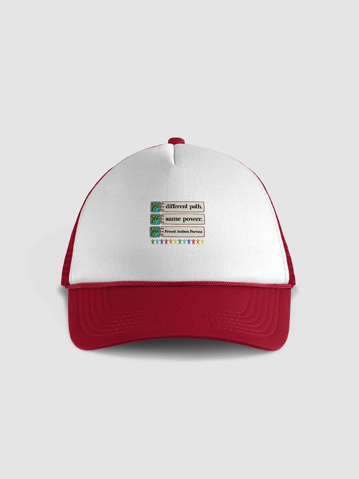 Different path'. Same Power. Proud Autism Parent. Form Trucker Hat product image (2)
