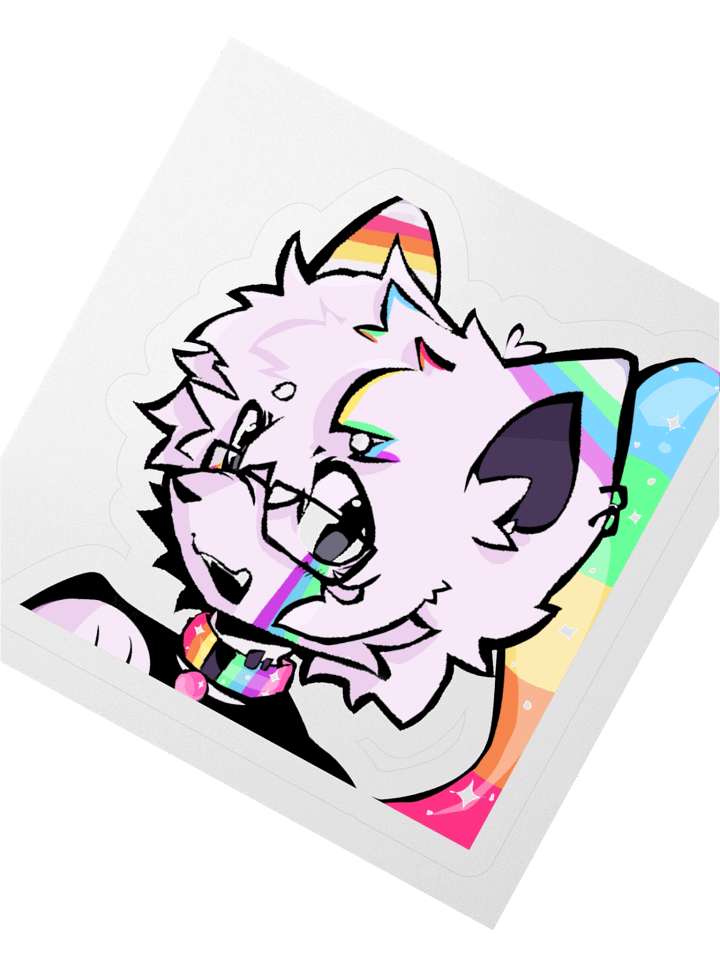 GLITTER CHECK sticker product image (2)