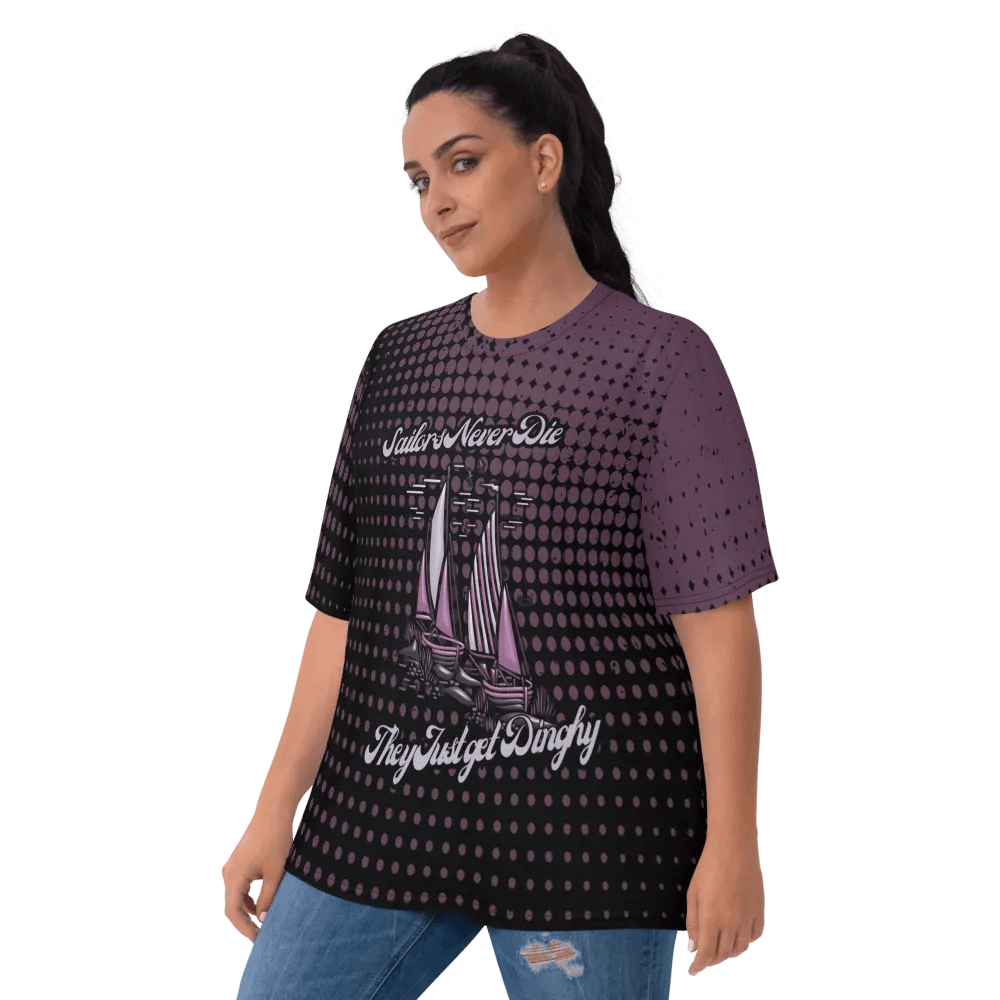 Sailors Never Die They just get Dinghy All Over Print T-shirt product image (6)