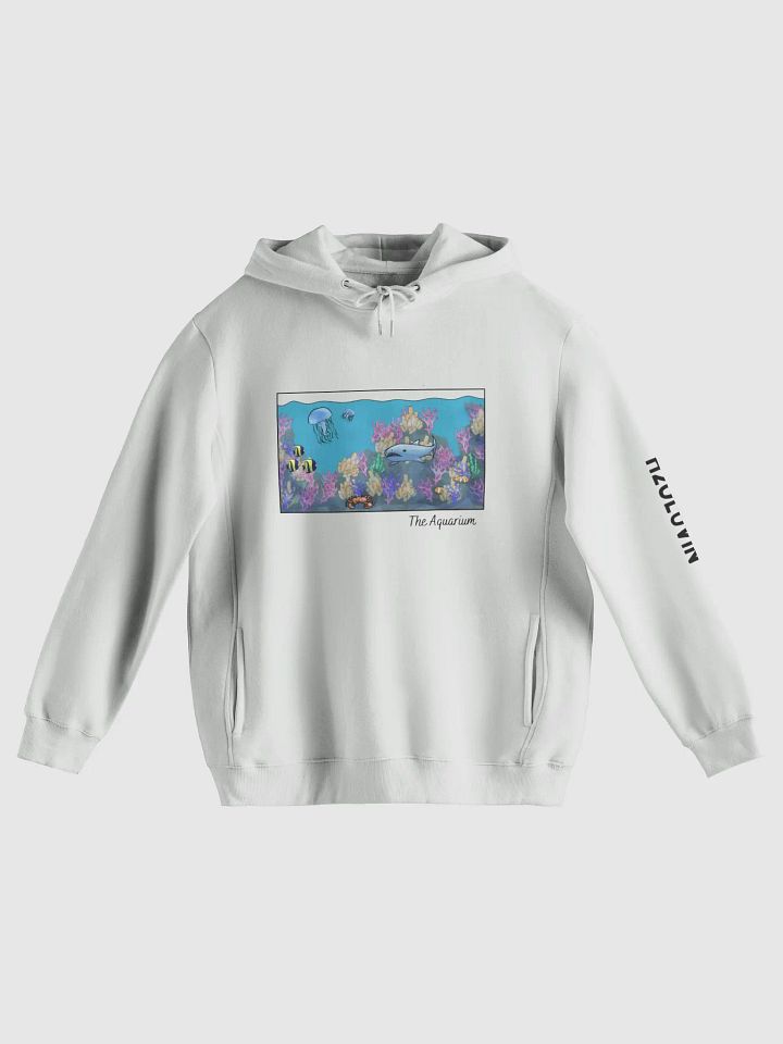 Aquarium Hoodie (Light grey/white) product image (2)