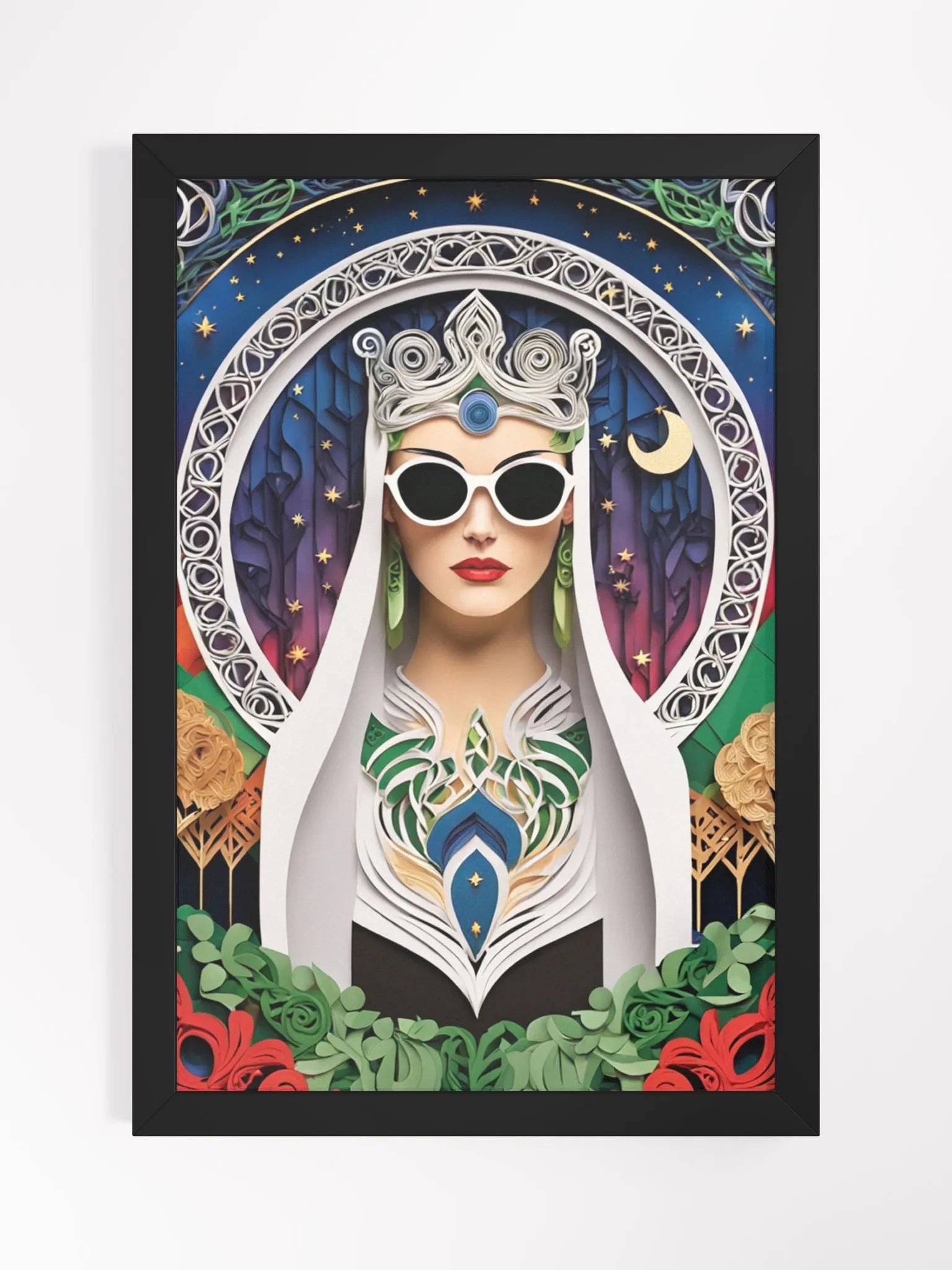 Winter Wiccan 17 - Framed Matte Poster product image (1)