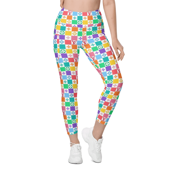 Leggings with Pockets – Luxury Logo Print for Sophisticated & High-End Style product image (1)