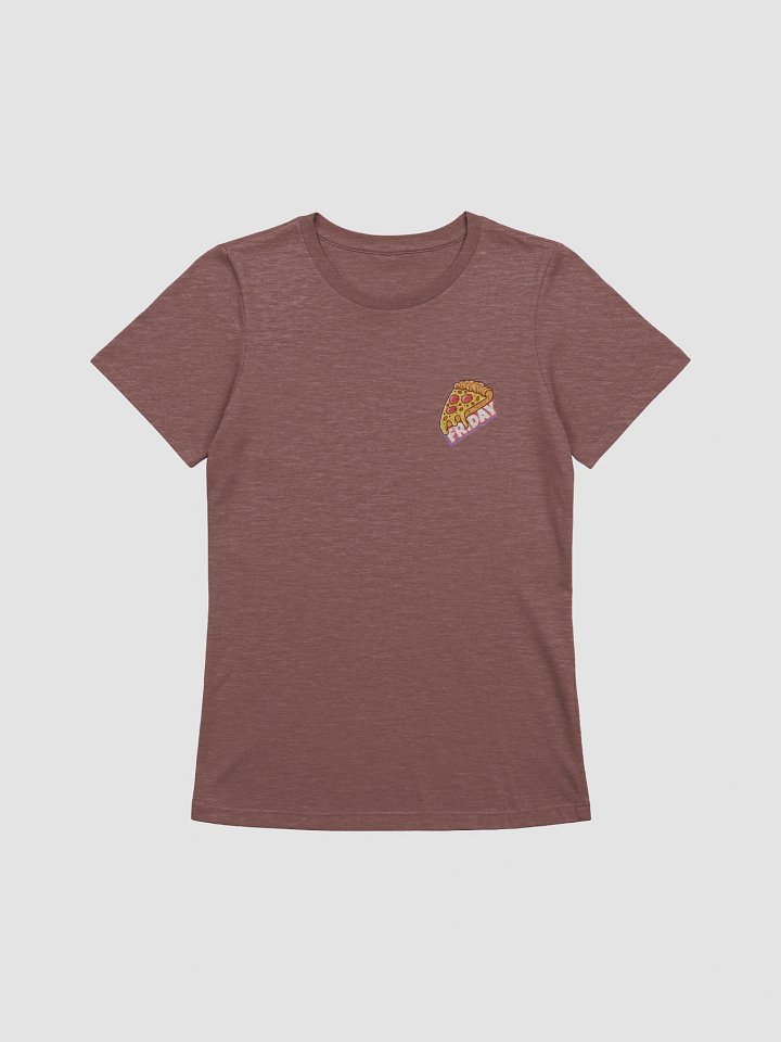 Pizza Friday!! Women's Supersoft Relaxed Fit T-shirt product image (3)