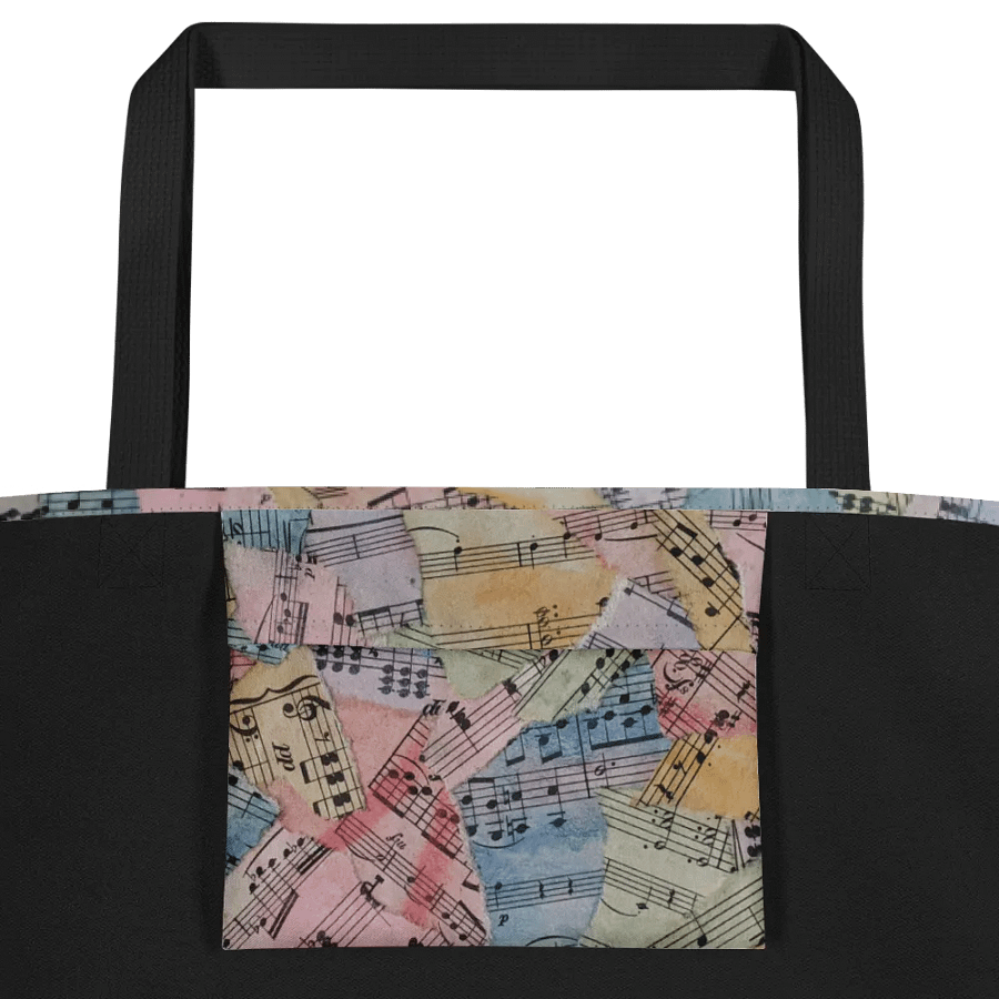 Colorful Sheet Music Tote Bag product image (10)