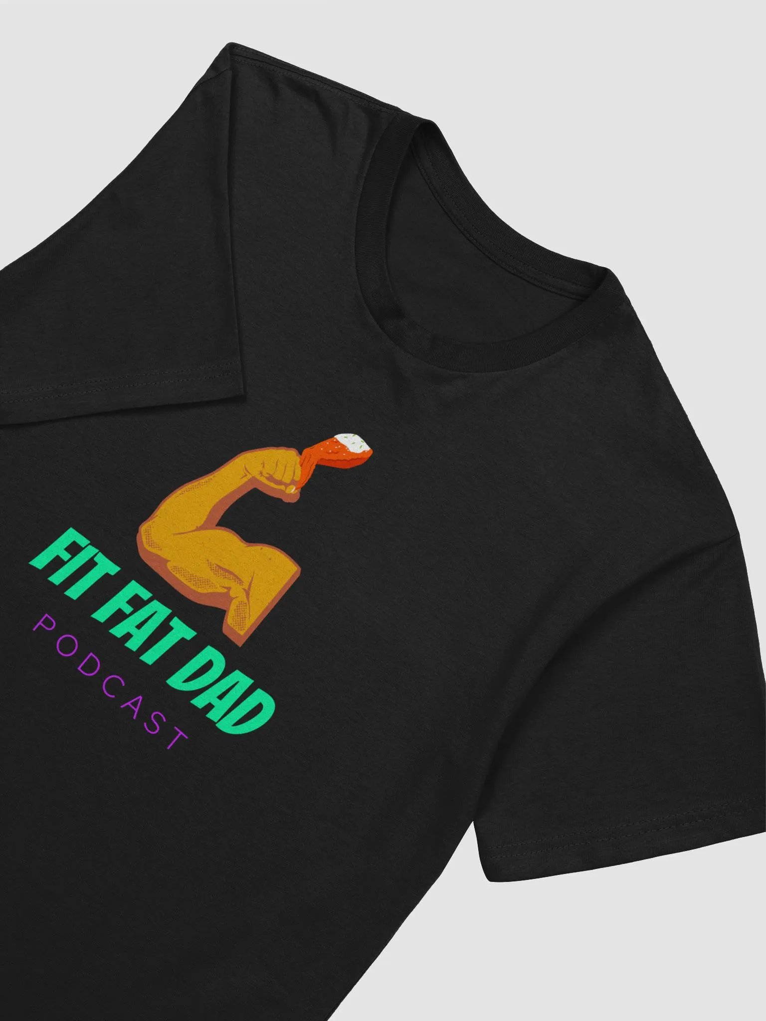 Fit Fat Dad Logo Tees product image (22)