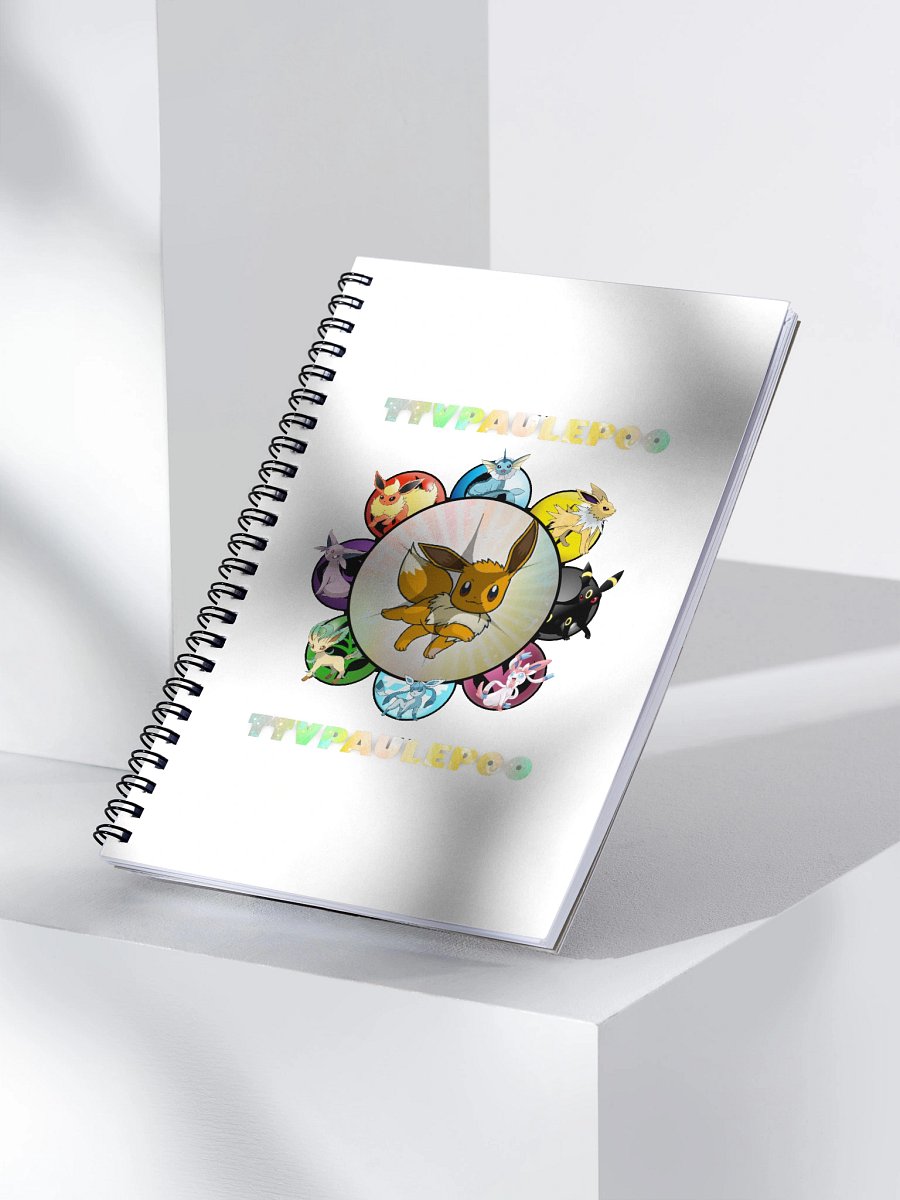 Eevee and Evolution Spiral Notebook product image (3)