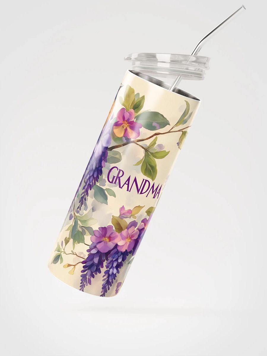 Grandma's Garden Stainless Steel Tumbler product image (8)