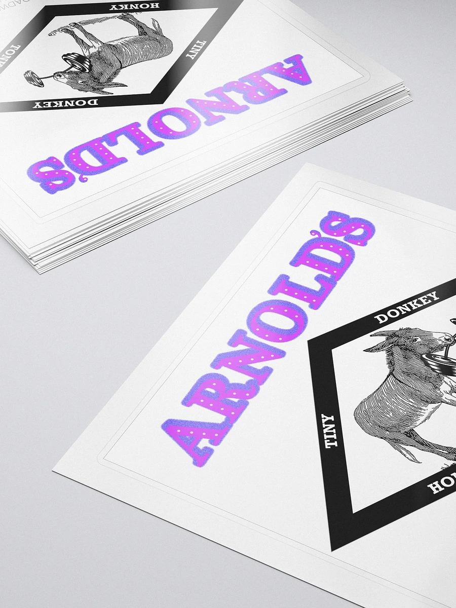 Arnold's Tiny Donkey Honky Tonk Sticker product image (5)