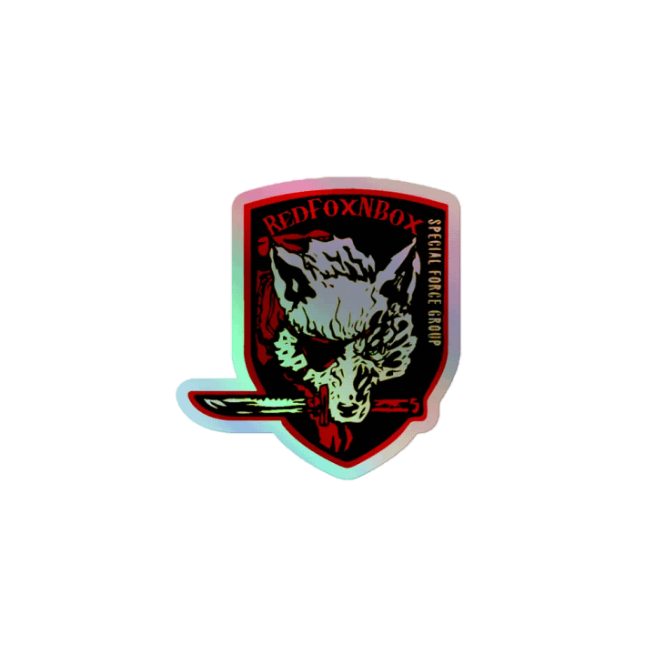 Holographic Sticker Fox Team Logo product image (1)