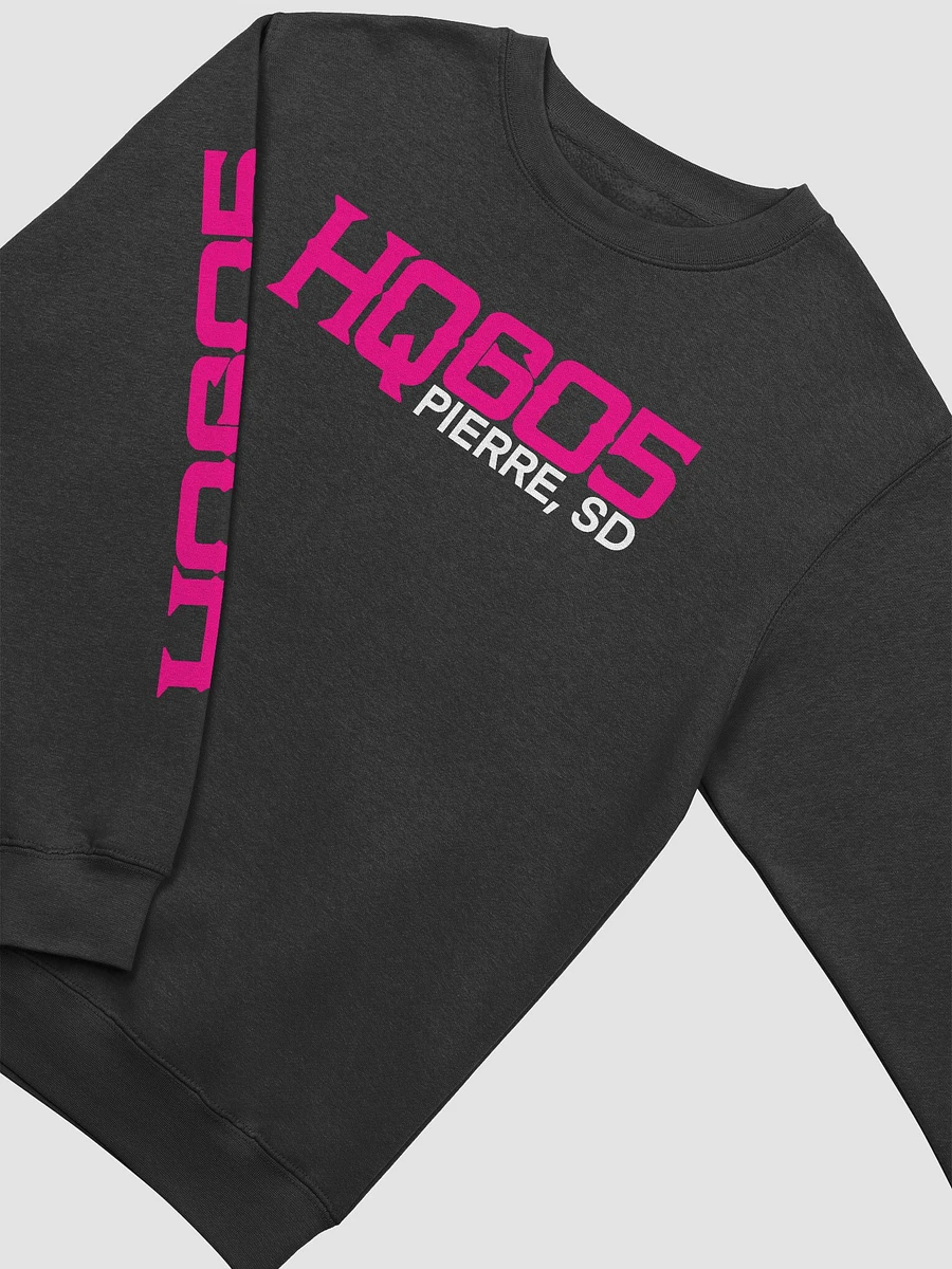 HQ605 Pink Logo w/Back, Sleeves Sweatshirt product image (3)