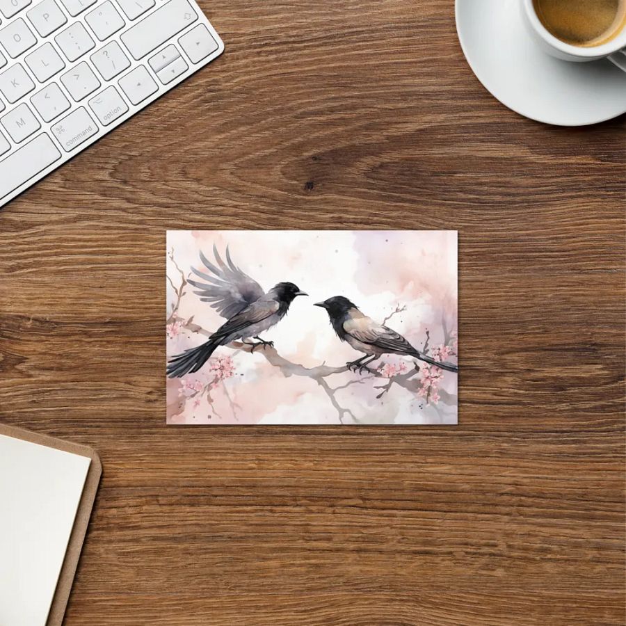 All-Occasion Greeting Card: Loving Crows product image (6)