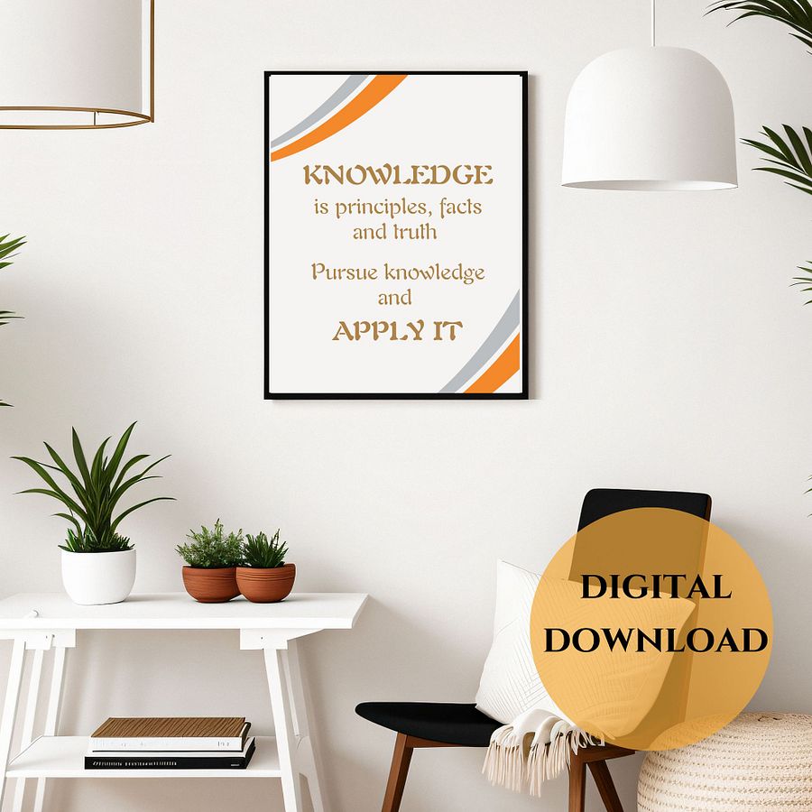 Knowledge Printable Wall Art product image (4)