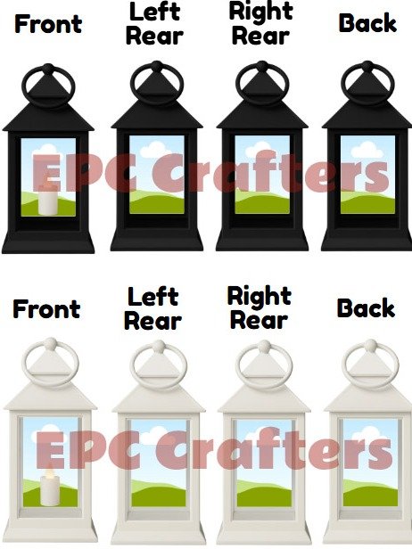 DT Editable Canva Mini Template - for Memorial and Christmas Tree Ornaments product image (2)
