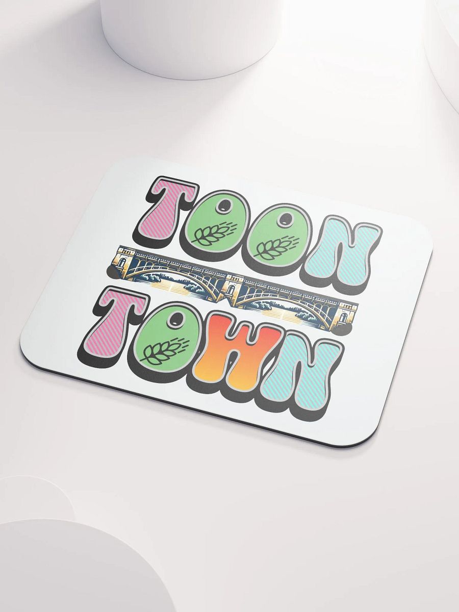 Toon Town Saskatoon Bridge Mouse Pad product image (3)