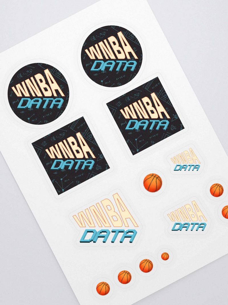 WNBADATA Sticker Sheet