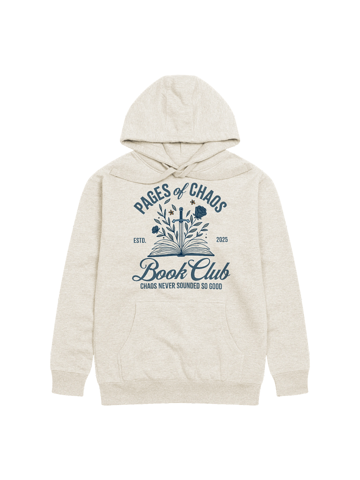 Pages of Chaos Book Club Hoodie (Light) product image (1)