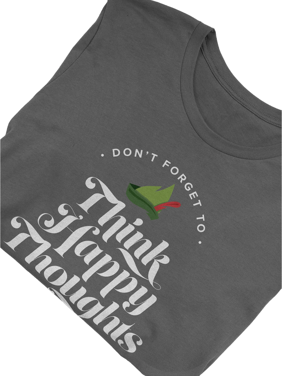 Think Happy Thoughts Tee (Gray) product image (3)